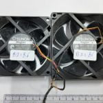 فن مربعی 90*90*25 میلیمتر 2 وات و 80*80*25 میلیمتر 0.9 وات ۱۲ولت ویدئو پروژکتور سونی VPL-EX3  وVPL-ES3  و VPL-EX4