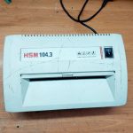 کاغذ خردکن کارکرده hsm 104.3 رشته ای (بدون سطل زباله )